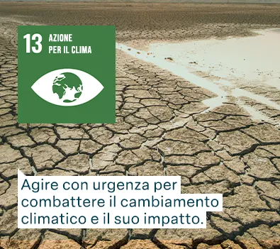 Obiettivi di sviluppo sostenibile FAO: Azione per il clima - Agire con urgenza per combattere il cambiamento climatico e il suo impatto.